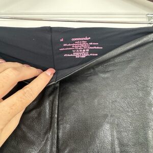 Commando leather leggings